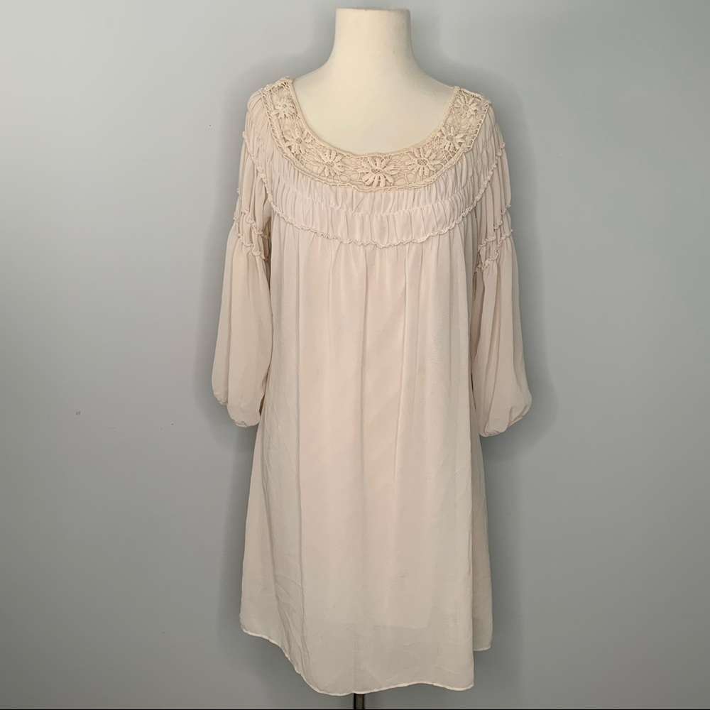 Heartsoul Sheer Overlay Dress